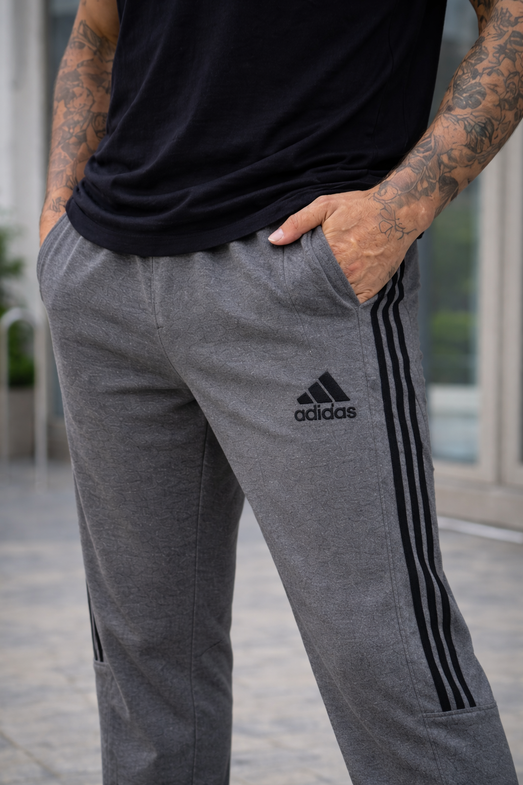 THE SHADOW LINE TROUSER -CHARCOAL