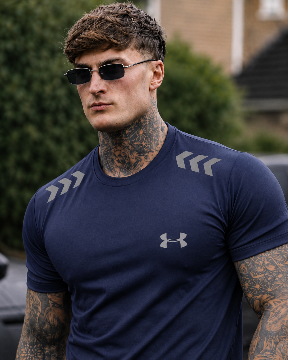 Vintage Summer shirt-Navy