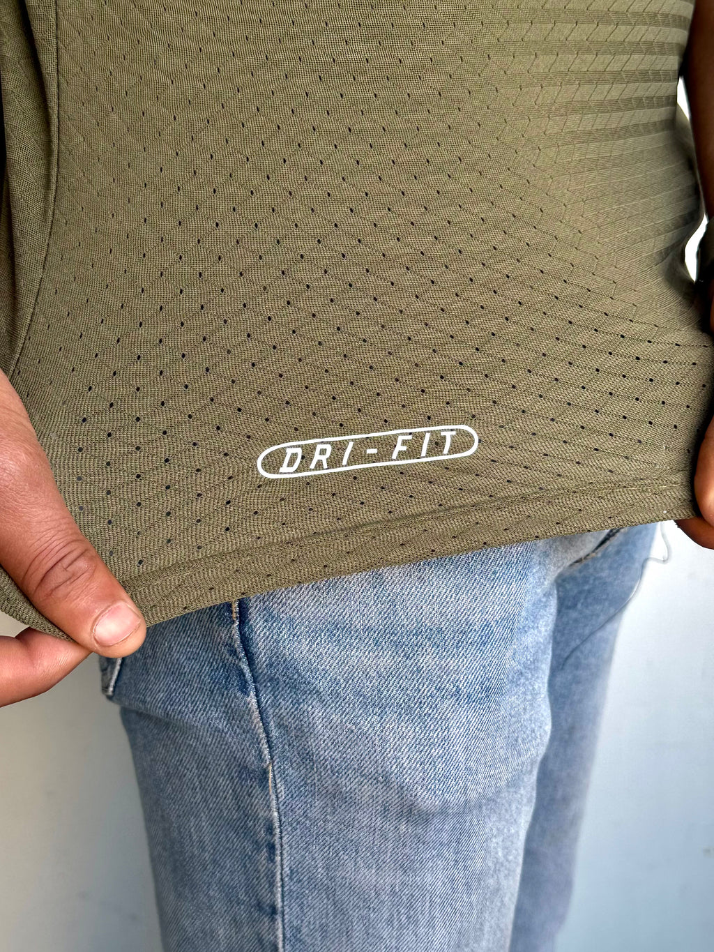 LYCRA STRETCHABLE STYLISH SHIRT-OLIVE GREEN