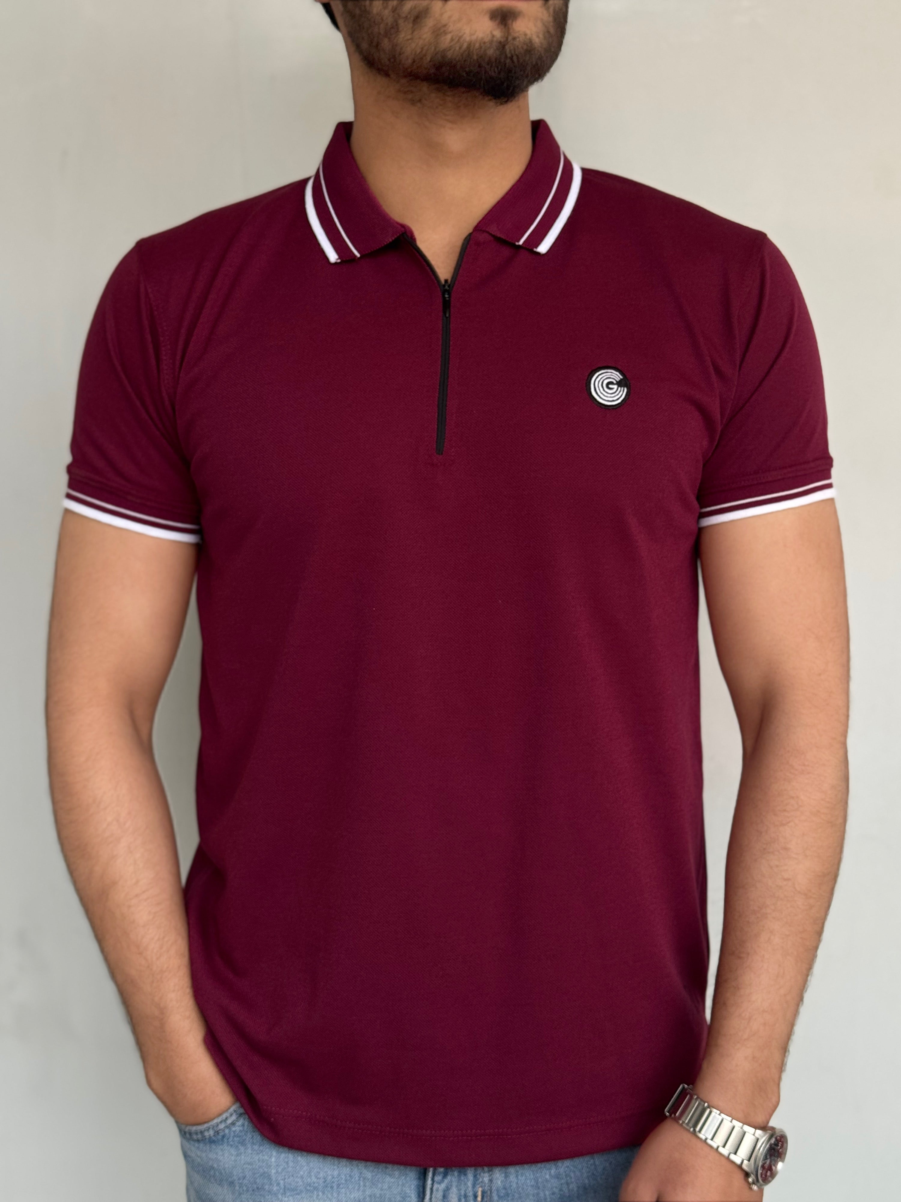 LUXURY COTTON HALF SLEEVES POLO -FL