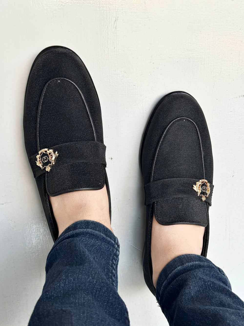 0015 LUXURY BLACK SHINER SHOES-LF