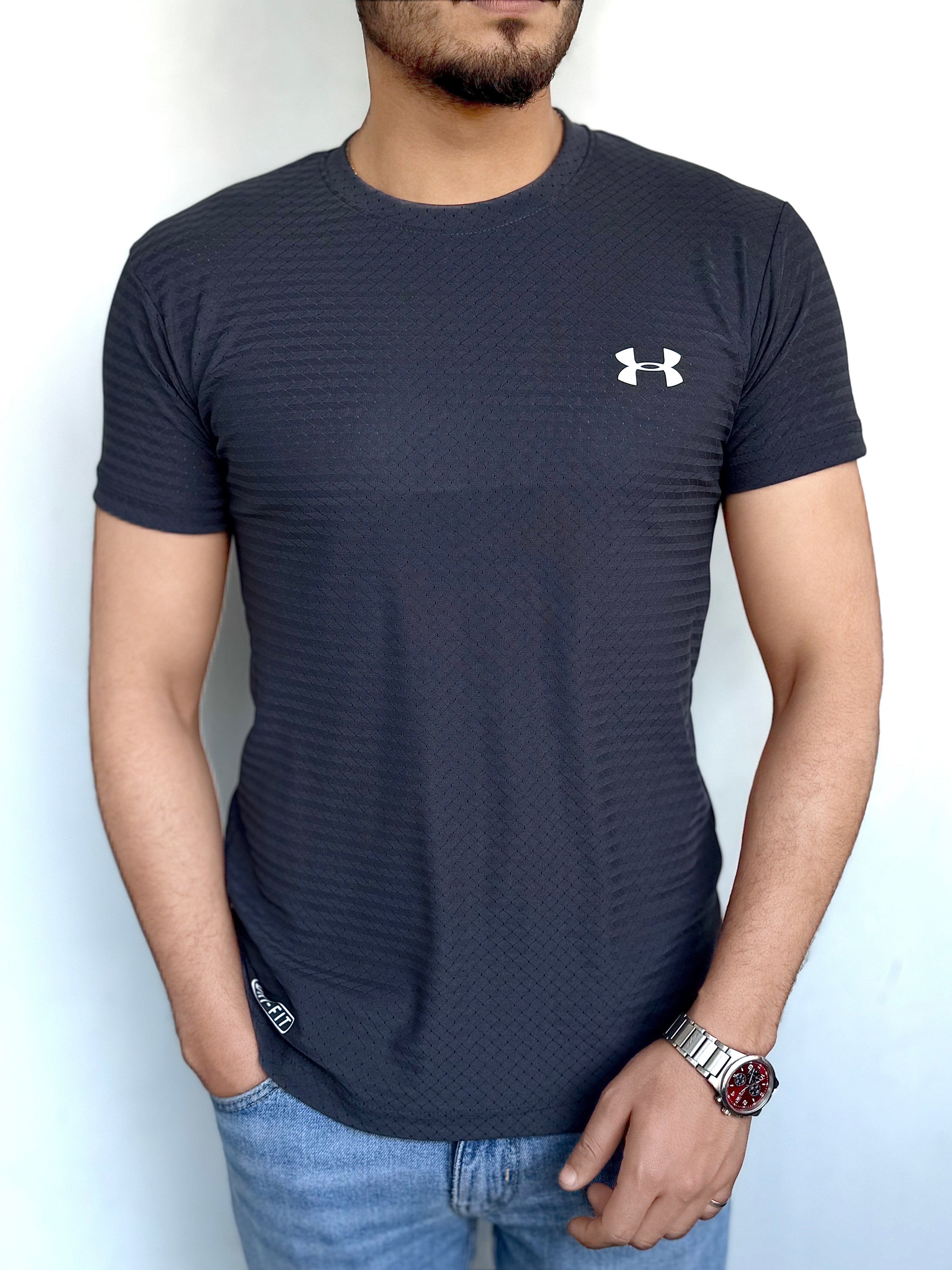 LYCRA STRETCHABLE STYLISH SHIRT-GRAY