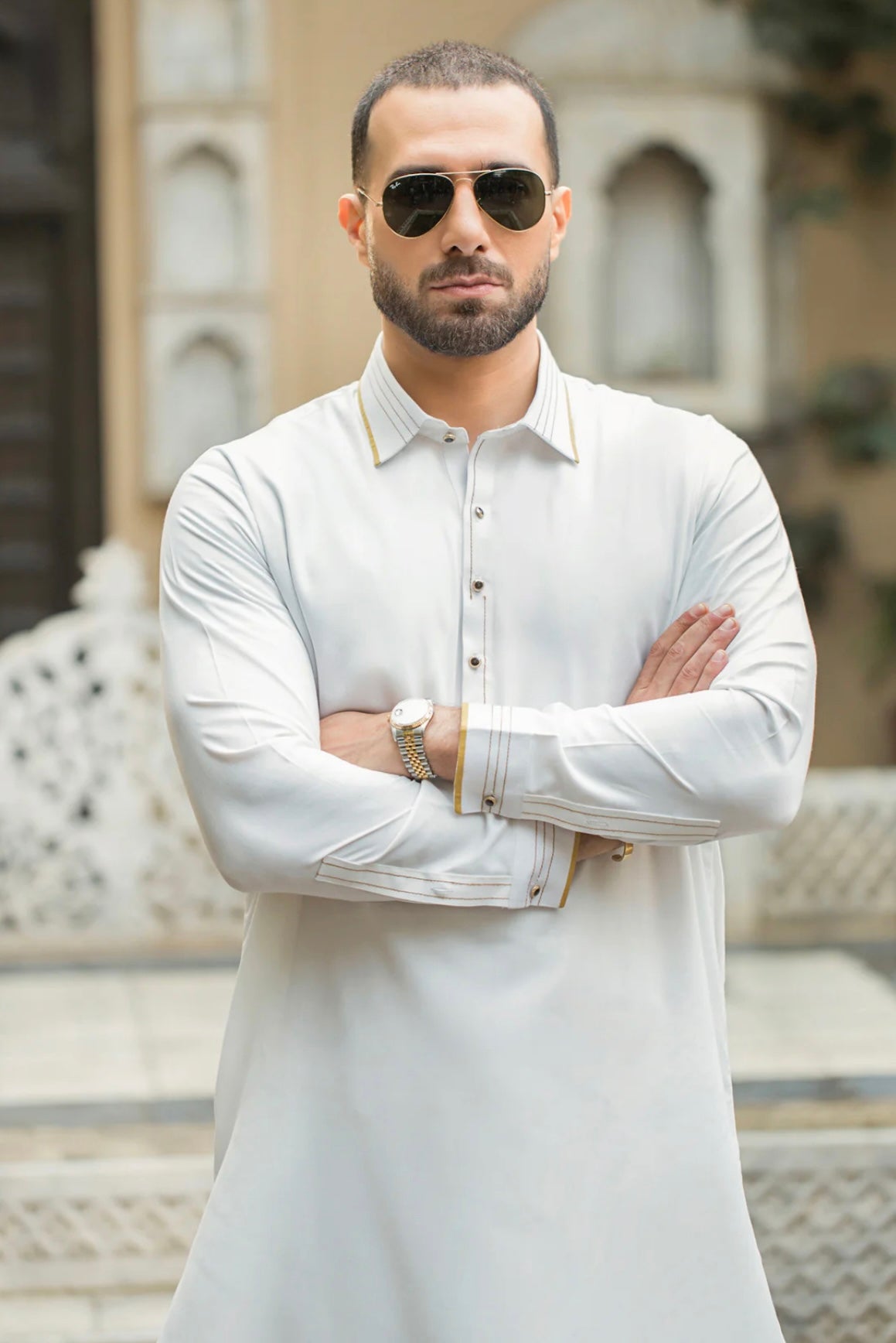 BOSKI EID SERIES FORMAL EMBROIDERED STITCHED SUIT