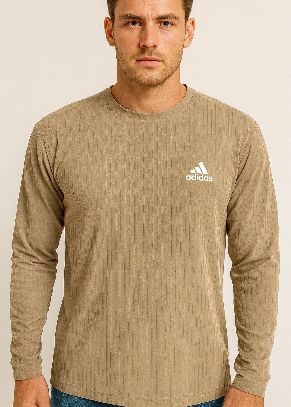 VELOCITY LONG-SLEEVE SHIRT-TAN