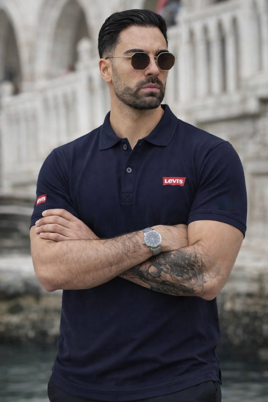 LUXE-MOTION POLO-NAVY