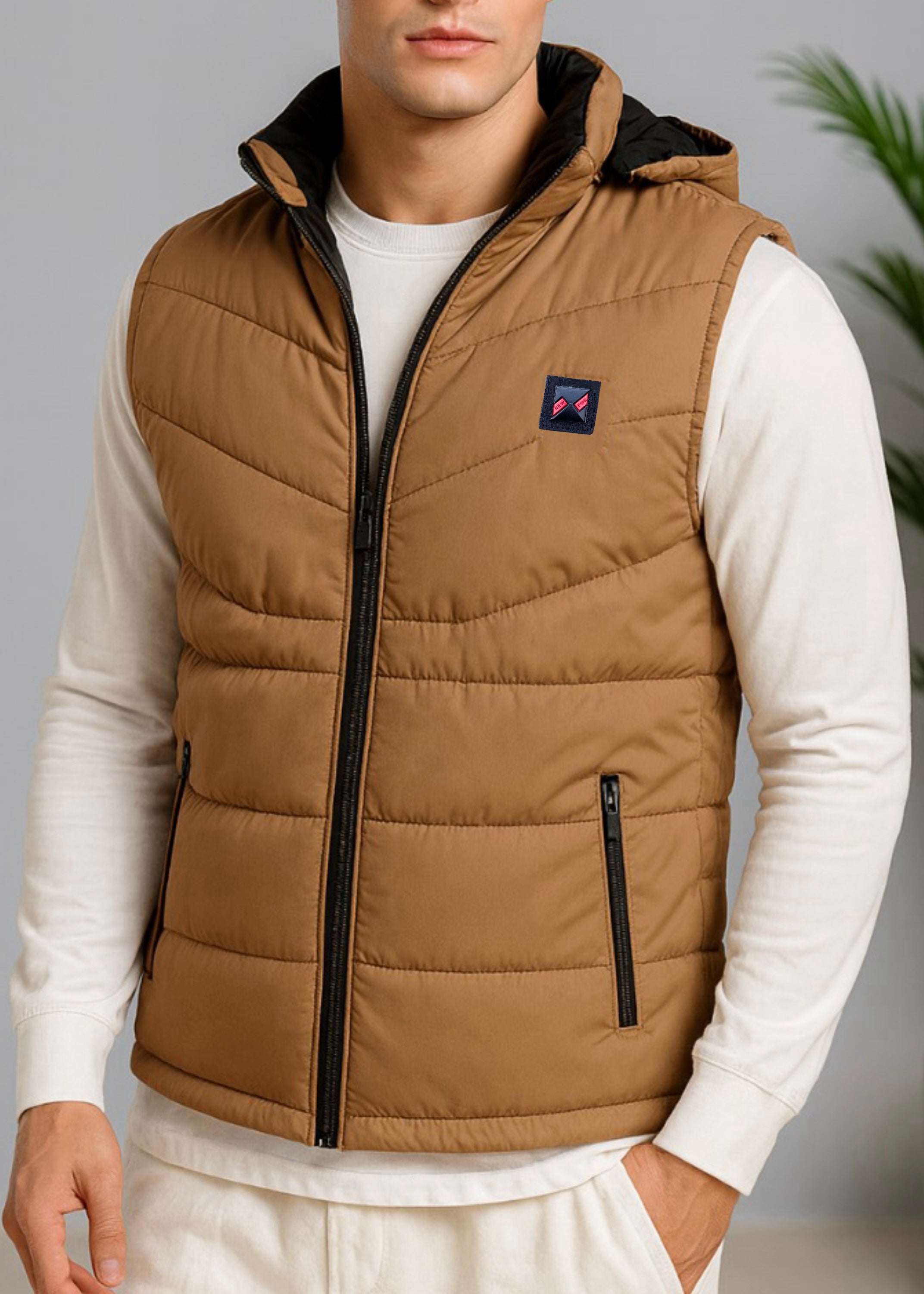 SLEEVLESS REMOVABLE & DETACHABLE JACKET-FT