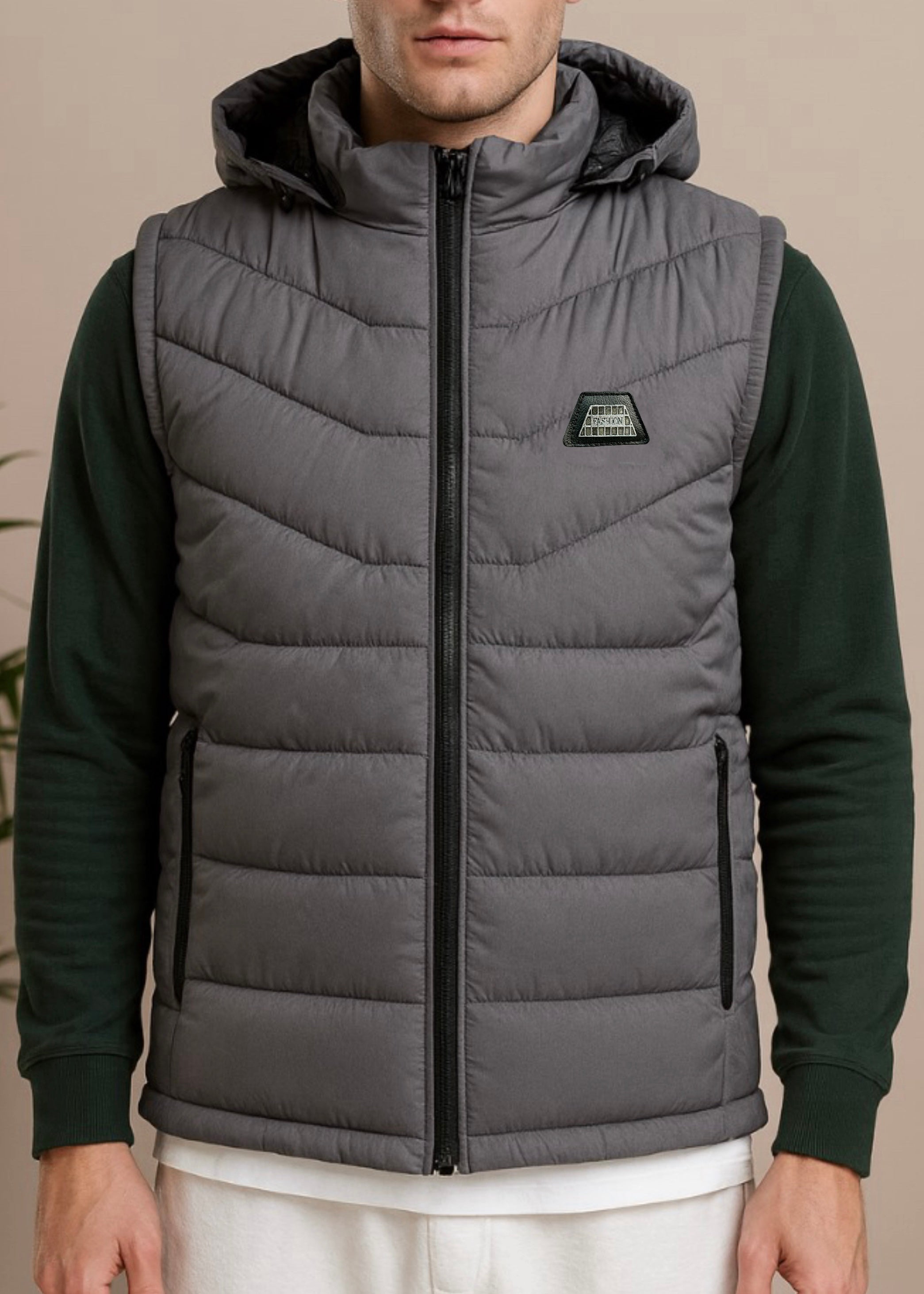 SLEEVLESS REMOVABLE & DETACHABLE JACKET-FT