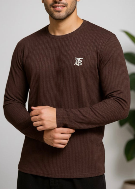 The Dune Texture Shirt-MAROON