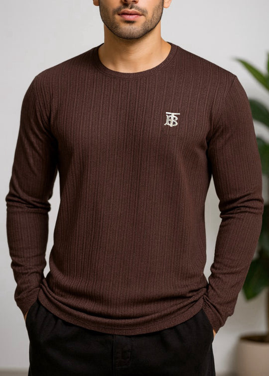 The Dune Texture Shirt-MAROON