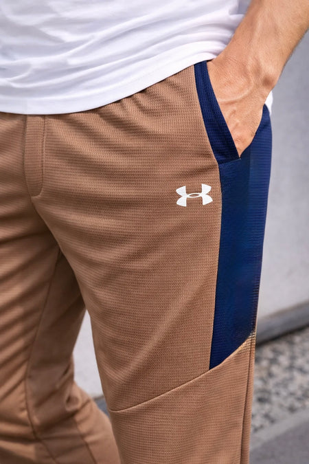 WAFFLE ULTRA FIT TROUSERS-NEON BROWN