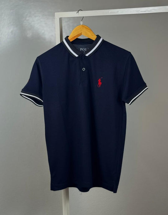 POLO'S COTTON T-SHIRT'S COMFORTABLE AND STABLE QUALITY - NAVY BLUE