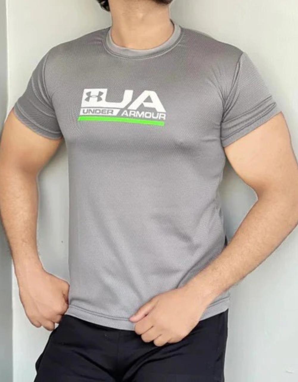 MOVE FLOW DRY-FIT T-SHIRT STRETCHINESS AND LIGHTWEIGHT - GREY