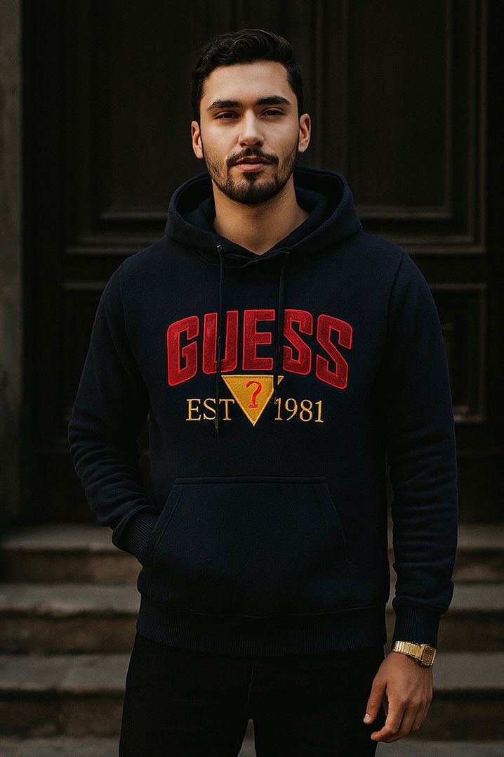 0.03 COMFORTABLE HOODIE WITH UNIQUE STYLE-BLUE