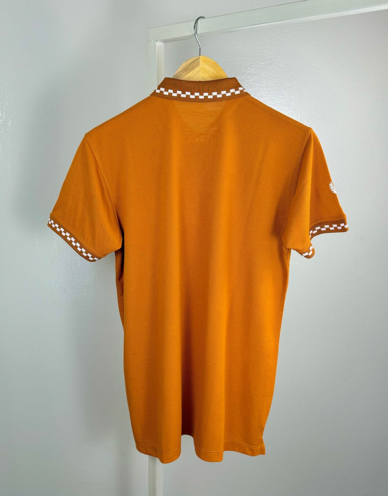 PREMIER COTTON  POLO'S SHIRT WITH QUICK DRYING-NEON BROWN